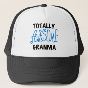 Totally Awesome Granma Blue Tshirts Gifts Trucker Hat