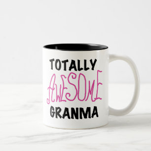 Totally Awesome Granma Pink Tshirts and Gifts Two-Tone Coffee Mug