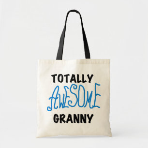 Totally Awesome Granny Blue Tshirts and Gifts Tote Bag