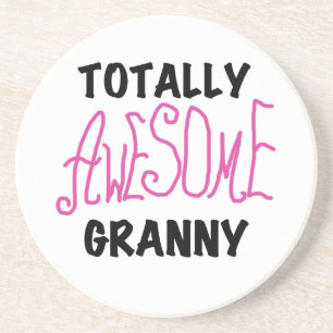 Totally Awesome Granny Pink Tshirts and GIfts Coaster