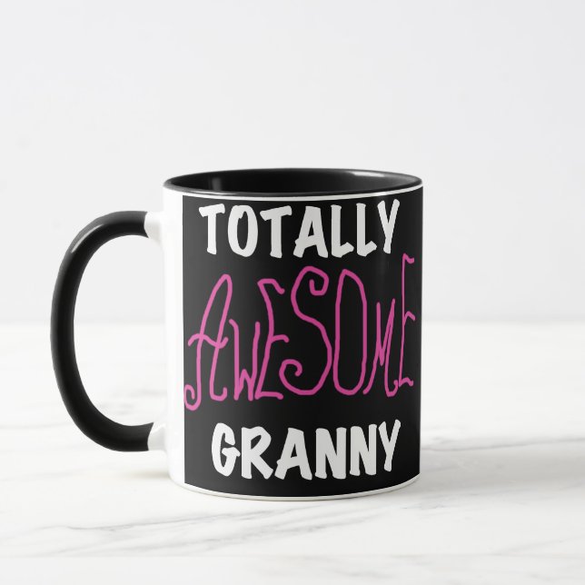 Totally Awesome Granny Pink Tshirts and GIfts Mug (Left)