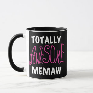 Totally Awesome Memaw Pink T-shirts and Gifts Mug