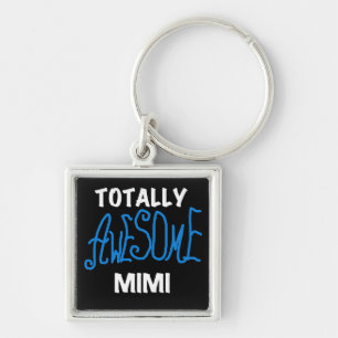 Totally Awesome Mimi Blue T-shirts and Gifts Key Ring