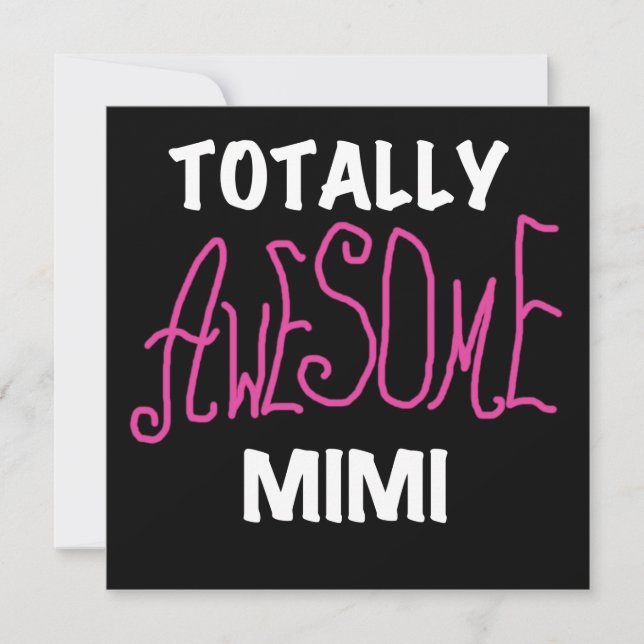Totally Awesome Mimi Pink T-shirts and Gifts (Front)