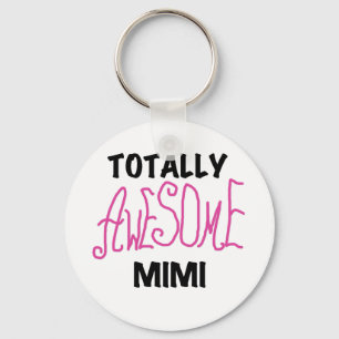 Totally Awesome Mimi Pink T-shirts and Gifts Key Ring