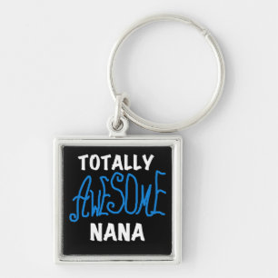 Totally Awesome Nana Blue T-shirts and Gifts Key Ring