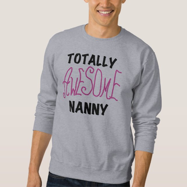 Totally Awesome Nanny Pink T-shirts and Gifts (Front)