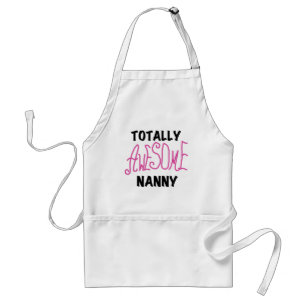 Totally Awesome Nanny Pink T-shirts and Gifts Standard Apron