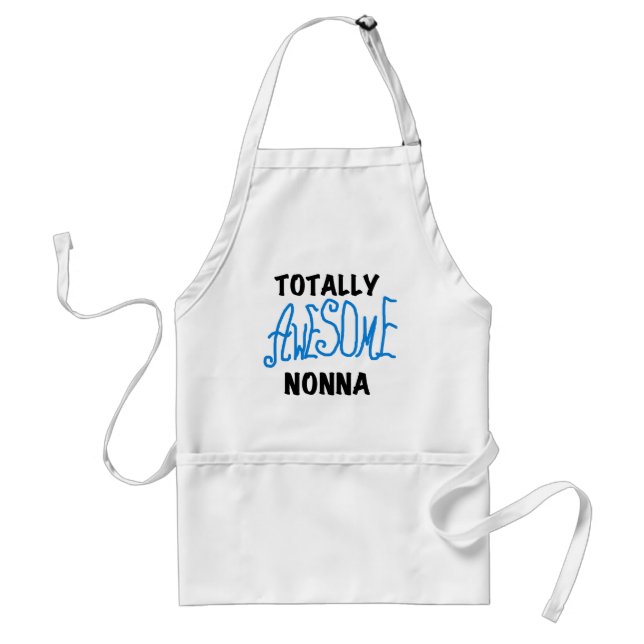 Totally Awesome Nonna Blue t-shirts and Gifts Standard Apron (Front)