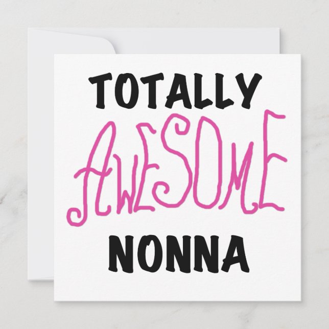 Totally Awesome Nonna Pink T-shirts and Gifts (Front)