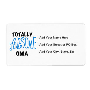 Totally Awesome Oma Blue T-shirts and Gifts