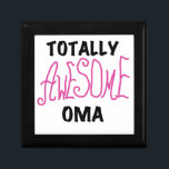 Totally Awesome Oma Pink T-shirts and Gifts Gift Box<br><div class="desc">Totally Awesome Oma T-shirts,  hoodies,  mugs,  oma keepsakes,  cards,  buttons,  stickers,  and more for the totally awesome grandmother or oma to be with bright pink text with black or white text for light and dark colours t-shirts and giffts. Great gifts for great grandparents!</div>