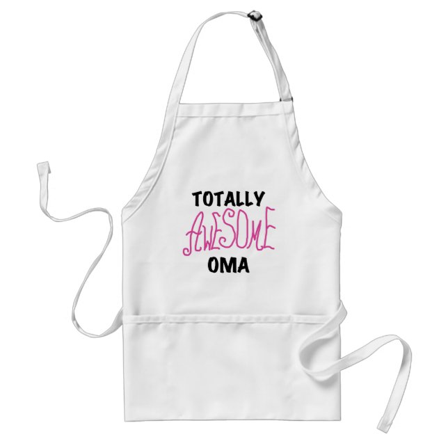 Totally Awesome Oma Pink T-shirts and Gifts Standard Apron (Front)