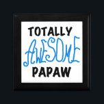 Totally Awesome Papaw T-shirts and Gifts Gift Box<br><div class="desc">Totally Awesome Papaw T-shirts,  hoodies,  mugs,  grandpa keepsakes,  cards,  buttons,  stickers,  and more for the totally awesome papaw or papaw to be with bright blue text design.</div>
