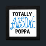 Totally Awesome Poppa Tshirts and Gifts Gift Box<br><div class="desc">Totally Awesome Poppa T-shirts,  hoodies,  mugs,  grandpa keepsakes,  cards,  buttons,  stickers,  and more for the totally awesome poppa or poppa to be with bright blue text with black or white text for light and dark colours t-shirts and gifts.</div>