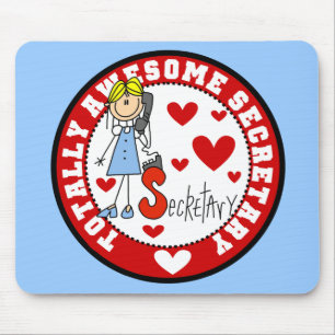 Totally Awesome Secretary Mousepad