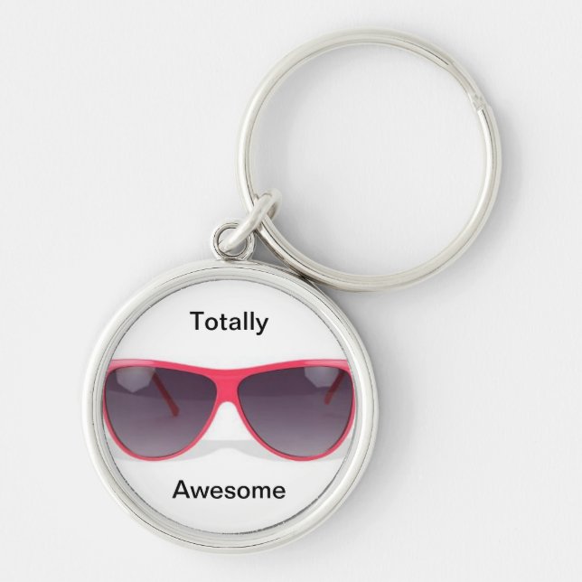 Totally Awesome Sunglasses Key Ring (Front)