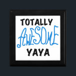 Totally Awesome Yaya T-shirts and Gifts Gift Box<br><div class="desc">Blue and black text design Totally Awesome Yaya T-shirts,  hoodies, mugs,  cards,  stickers,  tote bags,  keychains,  buttons,  and other yaya apparel and gifts for the totally awesome yayas!</div>