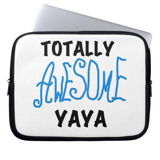 Totally Awesome Yaya T-shirts and Gifts Laptop Sleeve (Front)