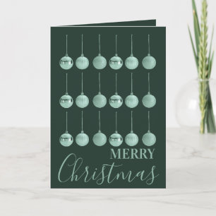 Totally Baubled Christmas Ornament Vector Design  Holiday Card