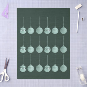 Totally Baubled Christmas Ornament Vector Design Tissue Paper