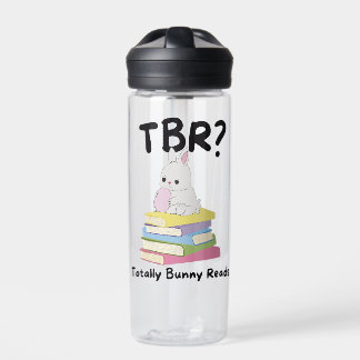 Totally Bunny Reads TBR – Cute Pastel Read Water Bottle