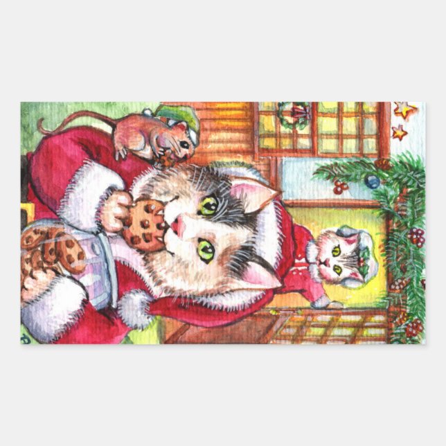 Totally Busted Rectangular Sticker (Front)