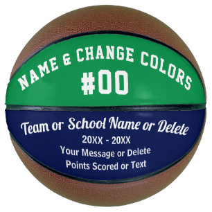 Totally Customizable Personalised Basketball Ball