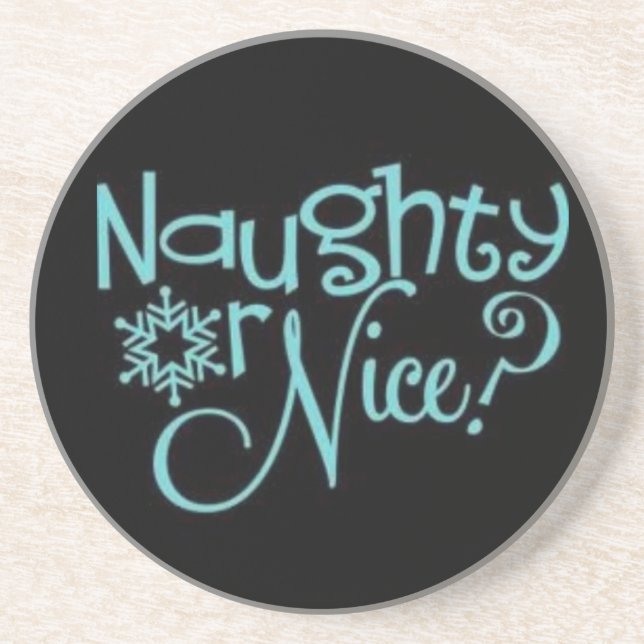 **TOTALLY CUTE ADULT CHRISTMAS COASTER** COASTER (Front)