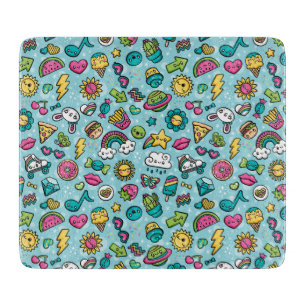 Totally Cute Doodles cutting board