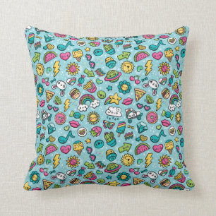 Totally Cute Doodles pillow