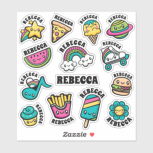 Totally Cute Doodles Vinyl Stickers
