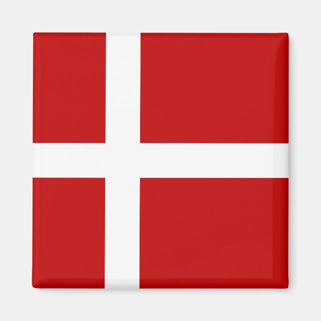 Totally Denmark Flag Magnet (Front)