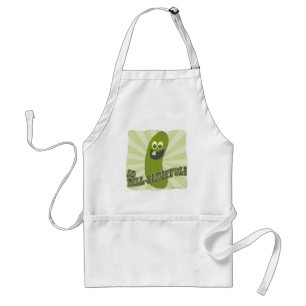 Totally Dill-lightful Pickle Fun Cartoon Food  Standard Apron