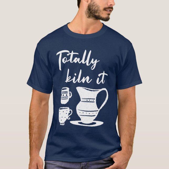 Totally Drink It Cup Art funny T-Shirt (Front)