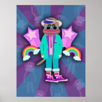 Totally Eighties Sock Monkey