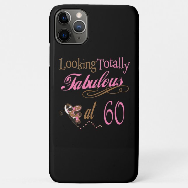 Totally Fabulous at 60 Case-Mate iPhone Case (Back)