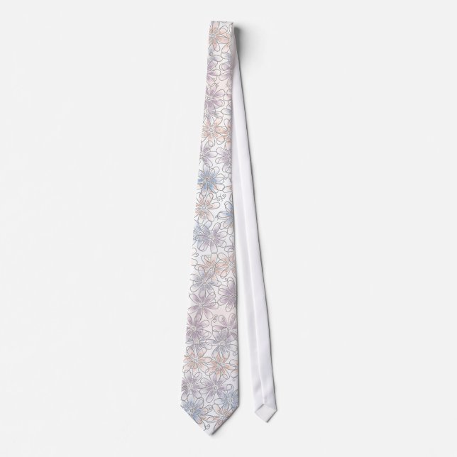 Totally fun flowers tie (Front)