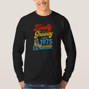 Totally Groovy Since 1975 Retro Roller Skate Birth T-Shirt
