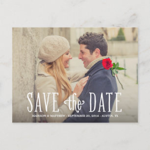 Totally in Love   Save the Date Postcard