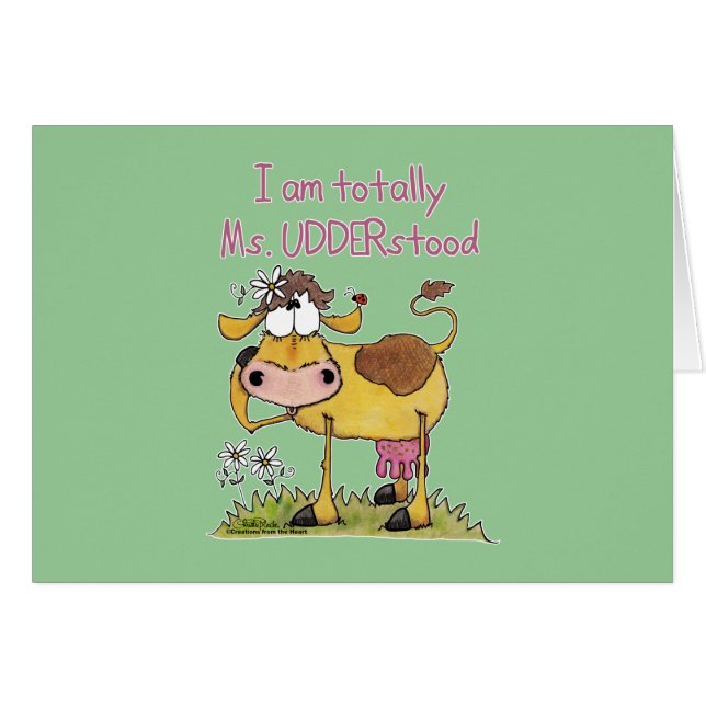 Totally Ms. UDDERstood (Front Horizontal)