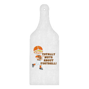 Totally Nuts About Football Cutting Board