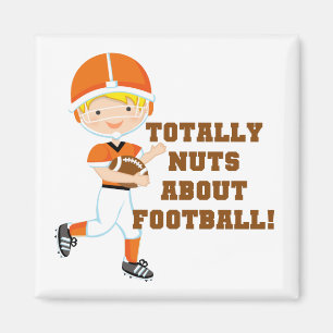Totally Nuts About Football Magnet