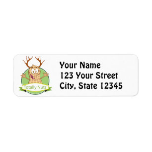 Totally Nuts! Return Address Label