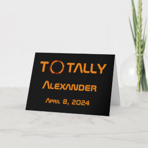 Totally Personal 2024 Solar Eclipse  Card
