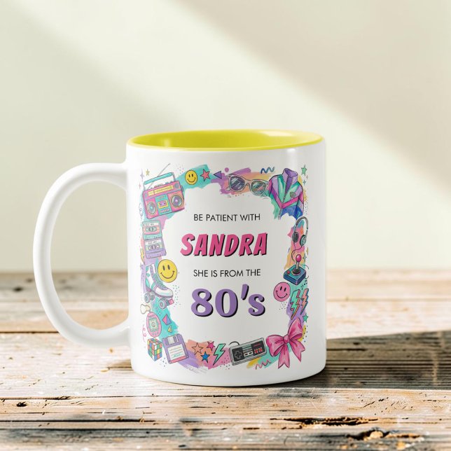Totally Rad 80s fun Roller Skate Boombox Style Mug (Creator Uploaded)