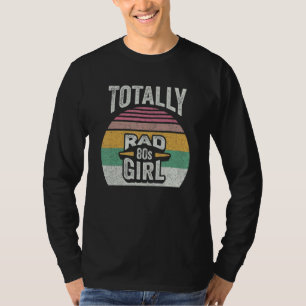 Totally Rad 80's Girl Vintage Retro Party Costume T-Shirt