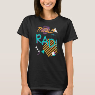 Totally Rad Costume Party Idea 80s 90s Trend Graph T-Shirt
