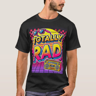 Totally Rad Retro 80s Graphic T-Shirt