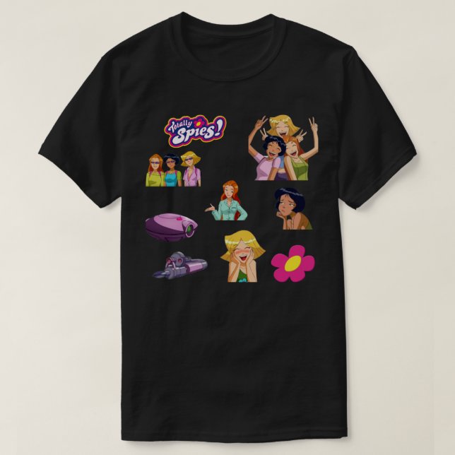 Totally spies  Sticker T-Shirt (Design Front)